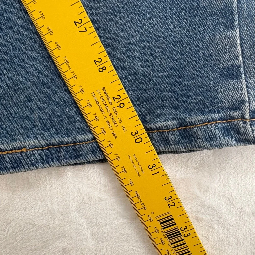 Levi's 506 Straight Mens 38x30 Jeans Blue Denim Classic Fit‎ 5-Pocket Regular